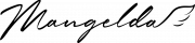 logo mangelda sin slogan - negro